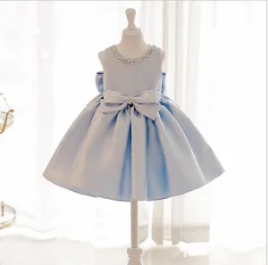 Sky Princess Blue Bows Dress
