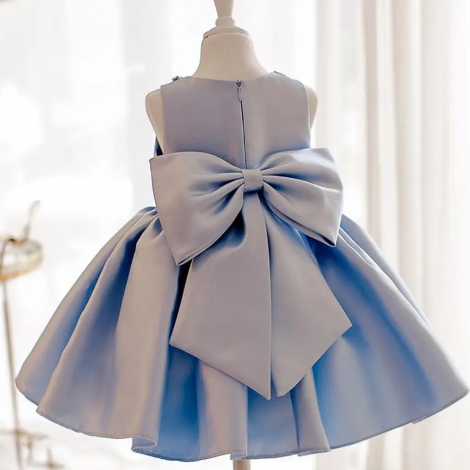 Sky Princess Blue Bows Dress