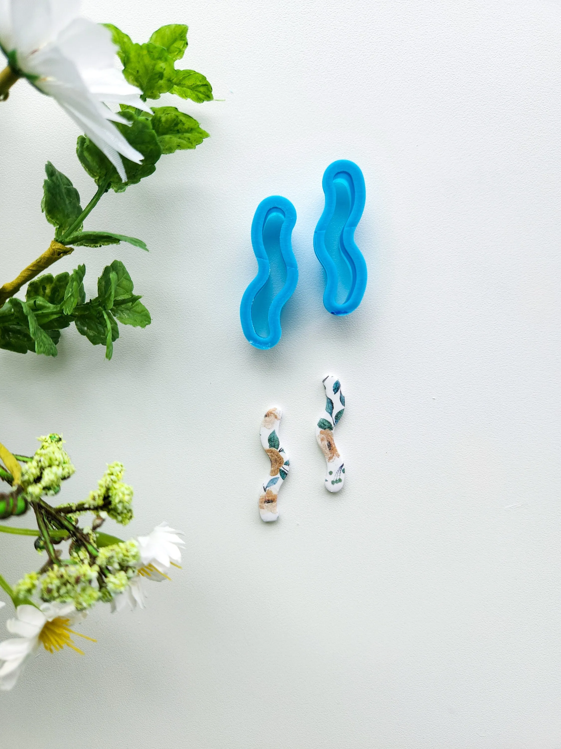 Squiggle Set | Organic Polymer Clay Cutter