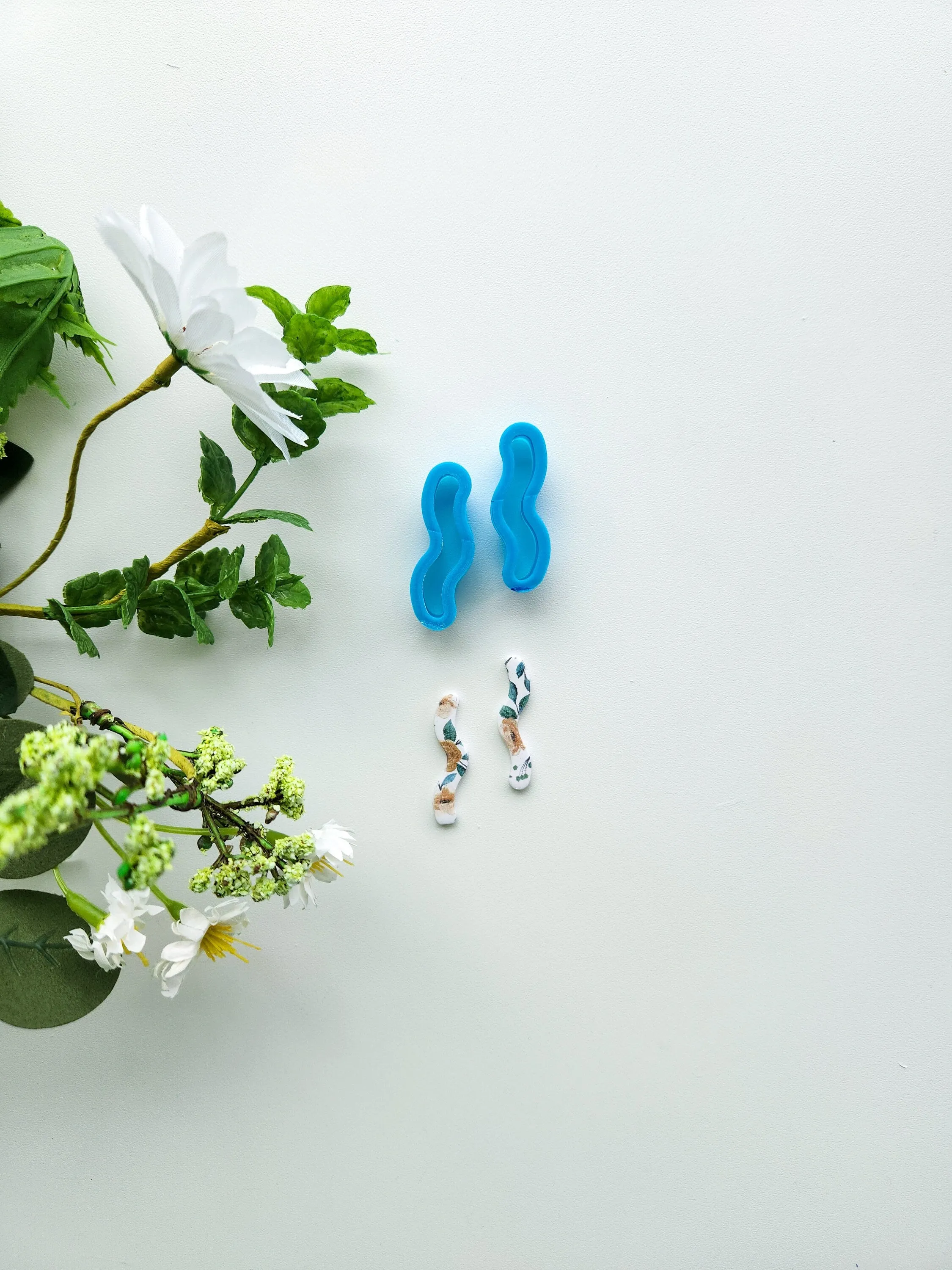 Squiggle Set | Organic Polymer Clay Cutter