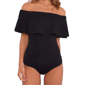 Summer Off Shoulder Backless Rompers Sexy Ruffles Women Bodysuit Crop Tops Blusa Womens Jumpsuit Bodycon Shirts Overalls W5