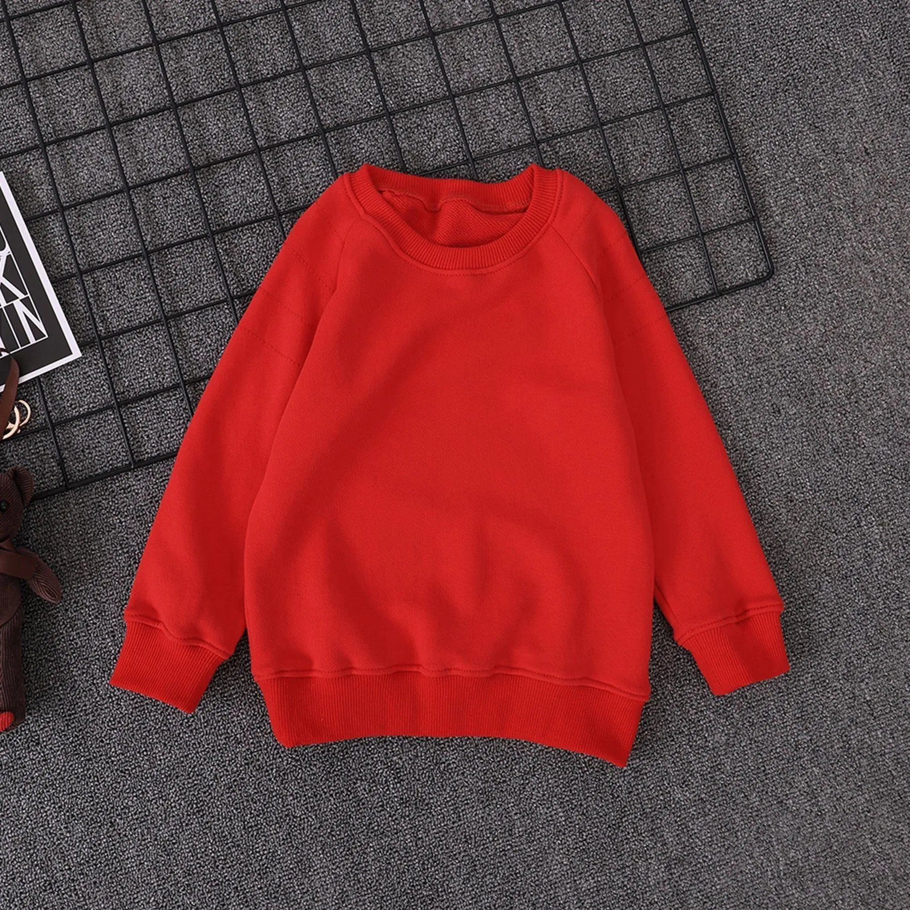 Sweater Boys Spring And Autumn Pure Cotton Children's Bottoming Shirt girls Fashion Tops Big Kids Pullovers
