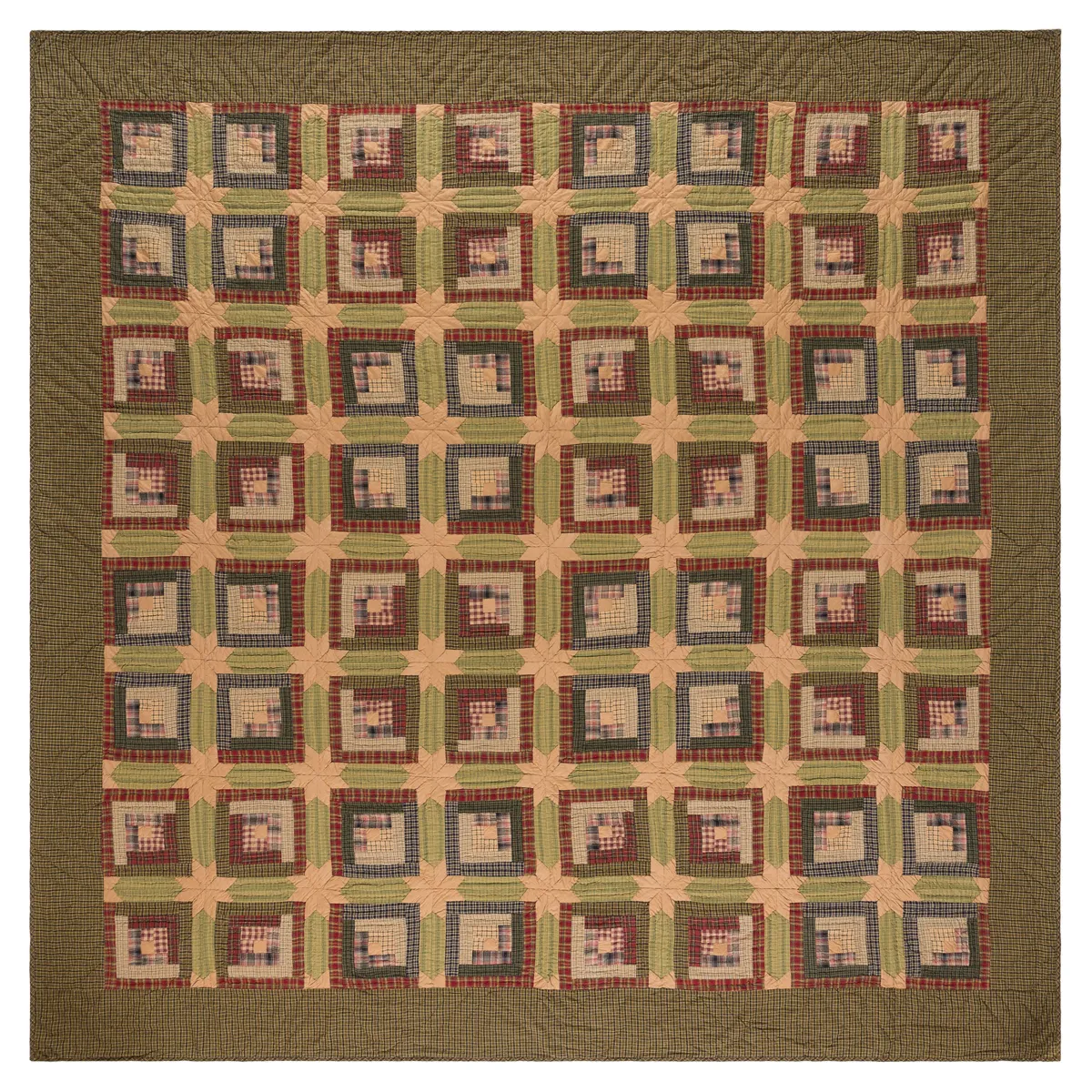 Tea Cabin Quilt (Choose Size)