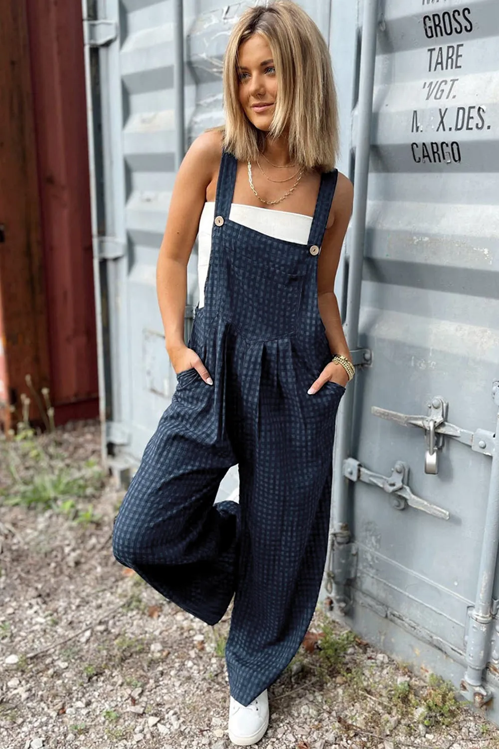 Teagan, Pocket High Waist Overall
