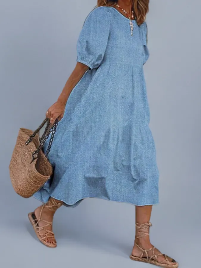 Tessa - Denim everyday dress