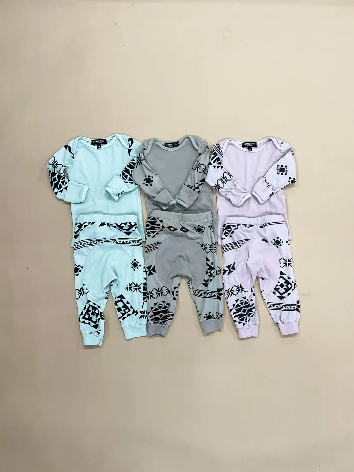 Tevin-Native Baby Set | Cobblestone