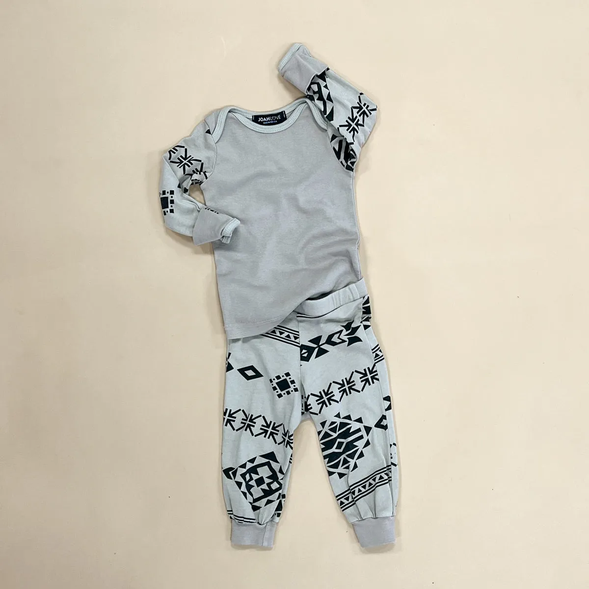 Tevin-Native Baby Set | Cobblestone