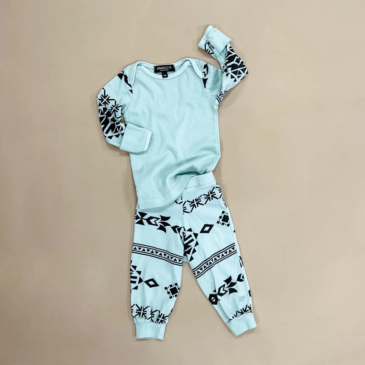 Tevin-Native Baby Set | Mint
