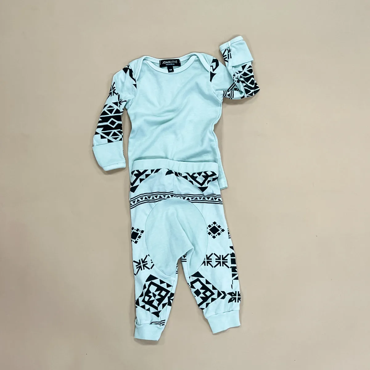 Tevin-Native Baby Set | Mint