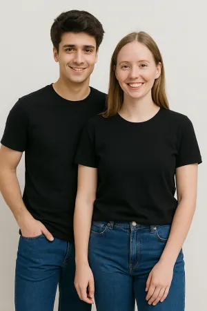 The Everyday Tee – Unisex Comfort Fit - Black