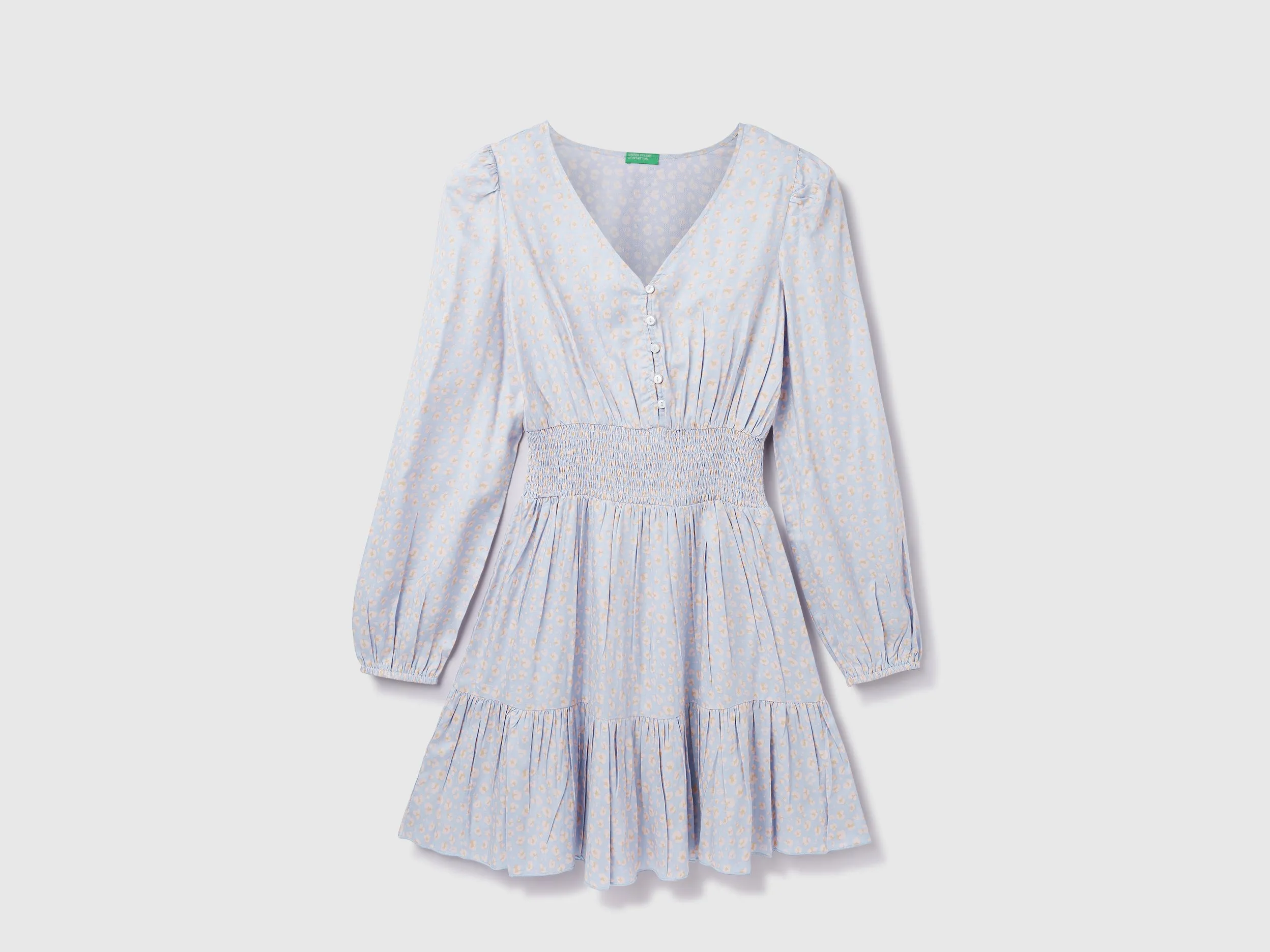 Viscose Printed V-Neck Women Dresses