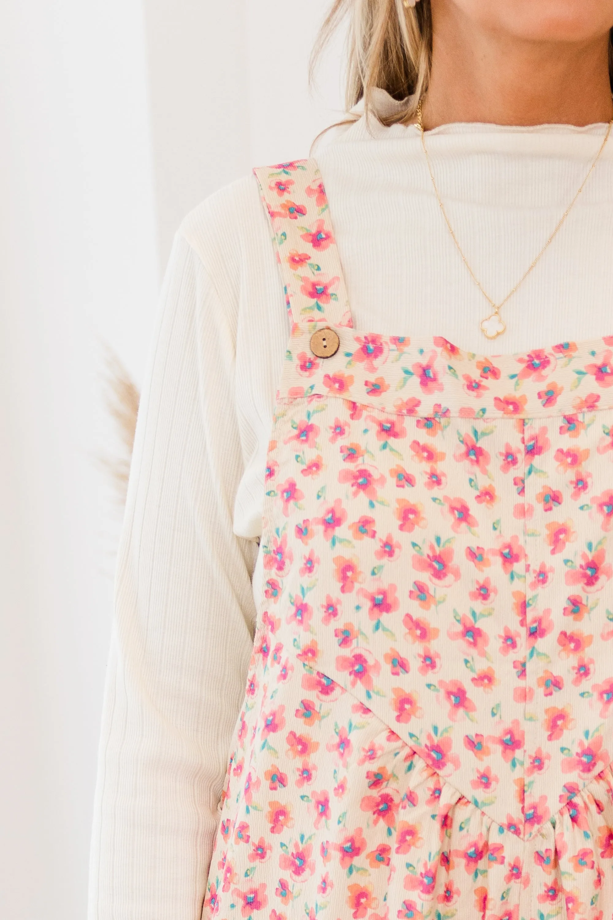 Where We Began Jumpsuit, Cream Multi
