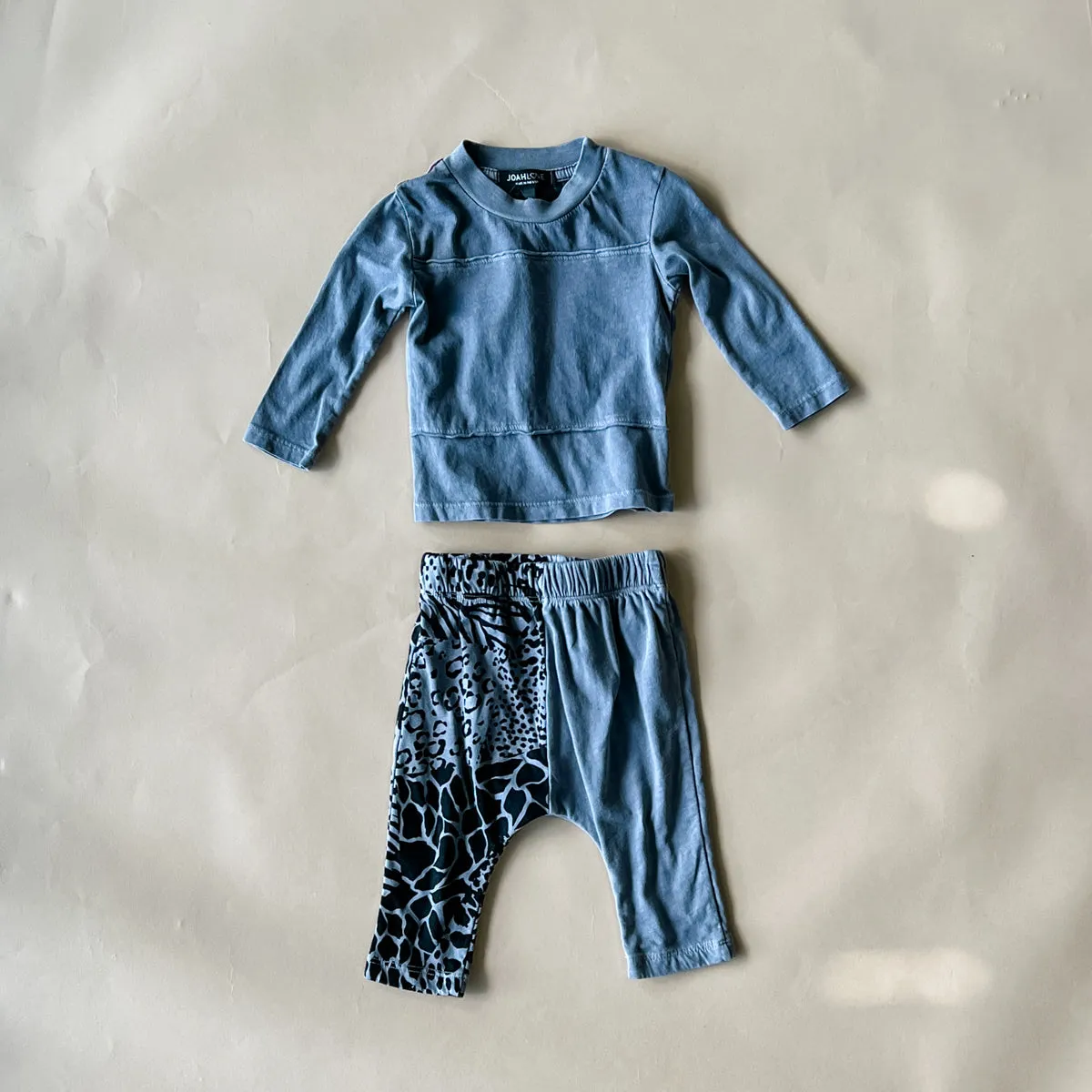 Wilen-Animal Baby Set | Steel Grey