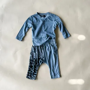 Wilen-Animal Baby Set | Steel Grey
