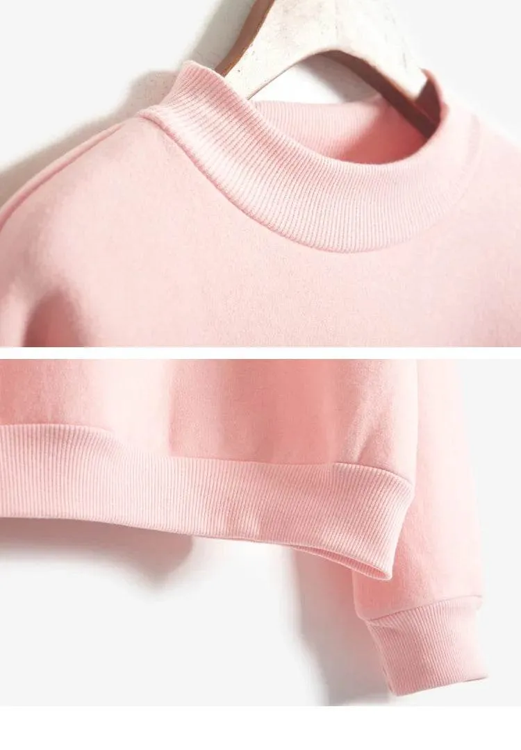 Women 2023 Autumn Turtlencek Pullover Female Long Sleeve Loose Solid Colour Hoodies Winter Casual Tops Sweatshirt Ropa De Mujer