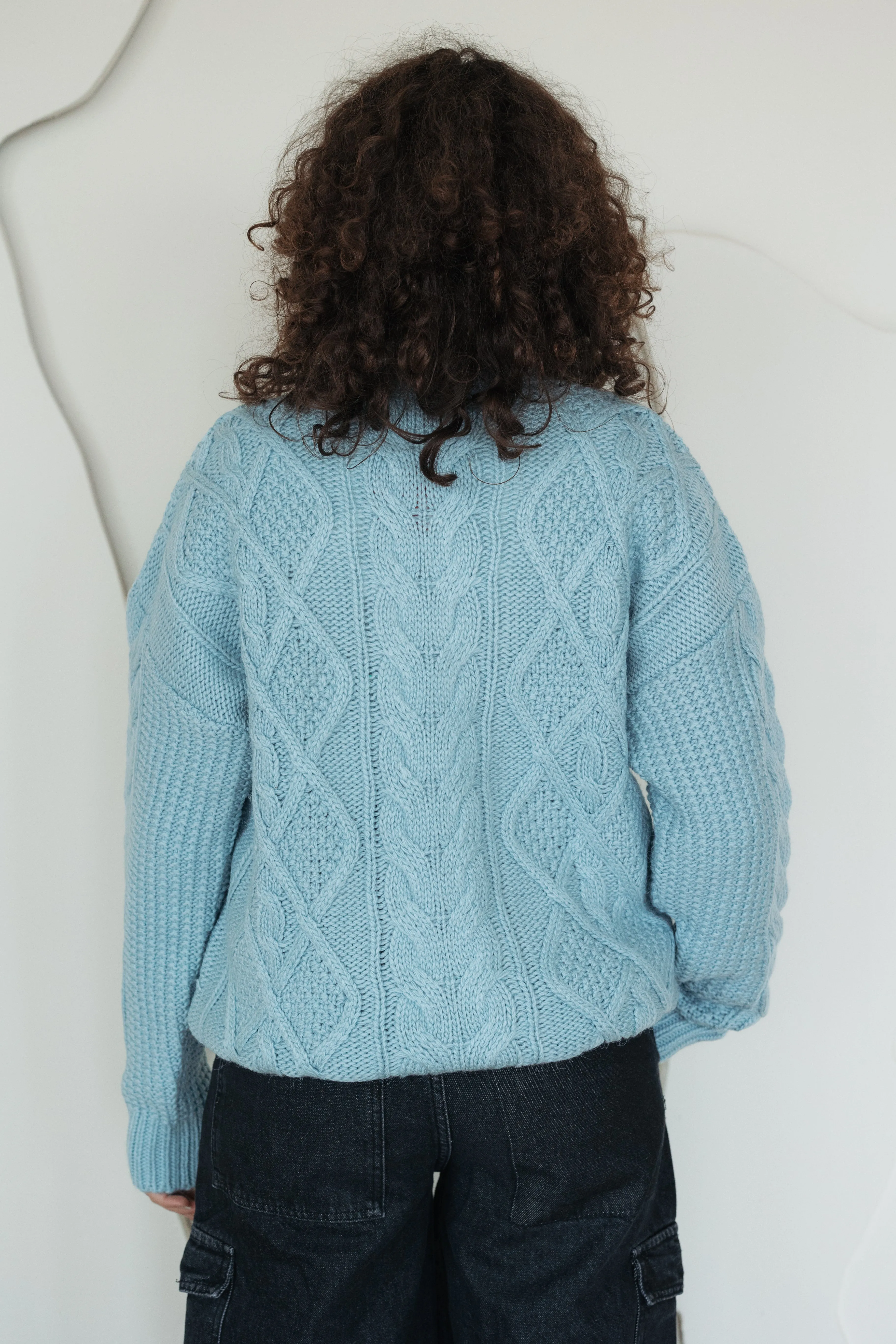 Women Round Neck Knitted Pullover