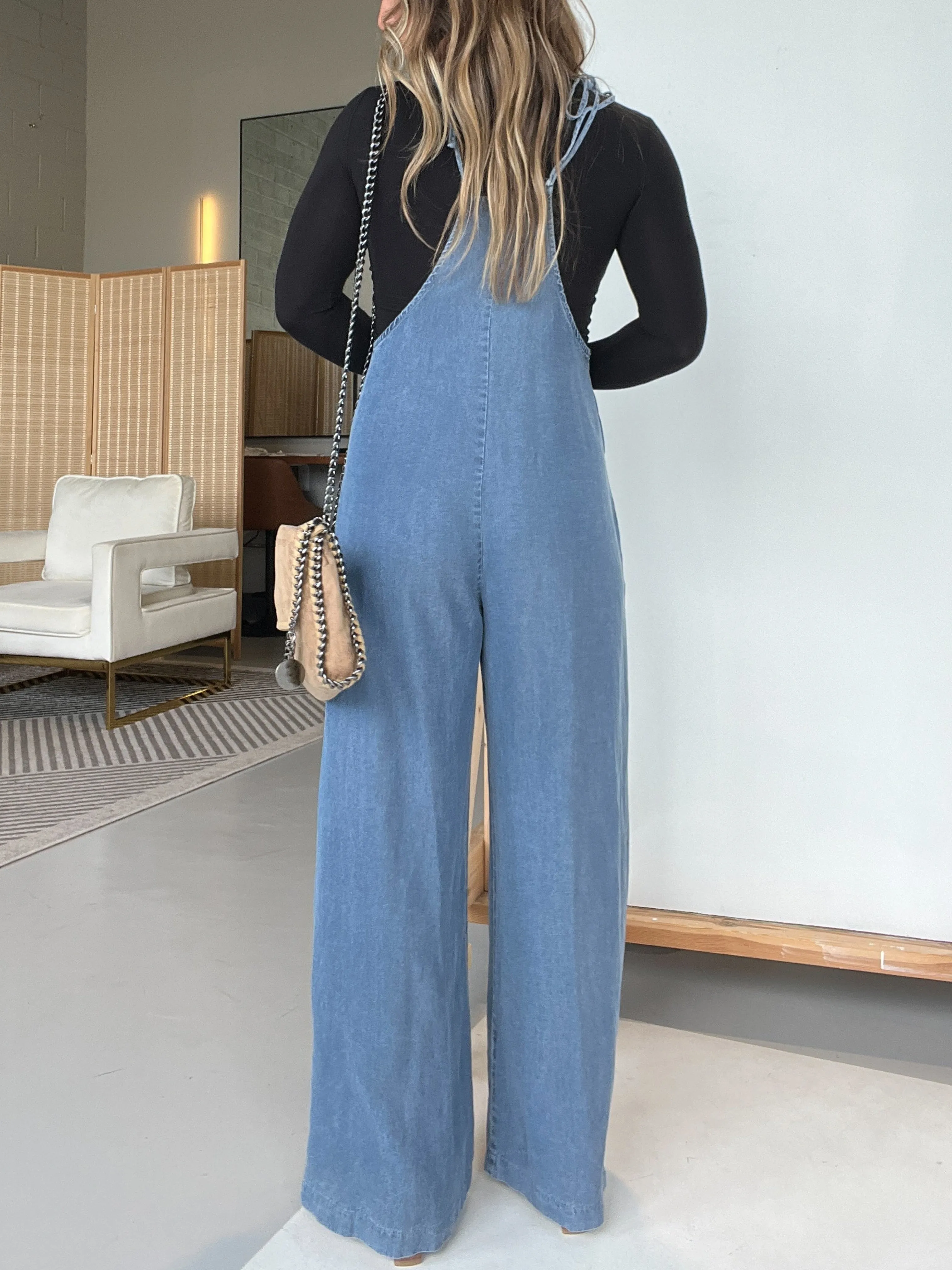 Women's Denim Wide Leg Overalls Jumpsuits (Buy 2 Free Shipping)