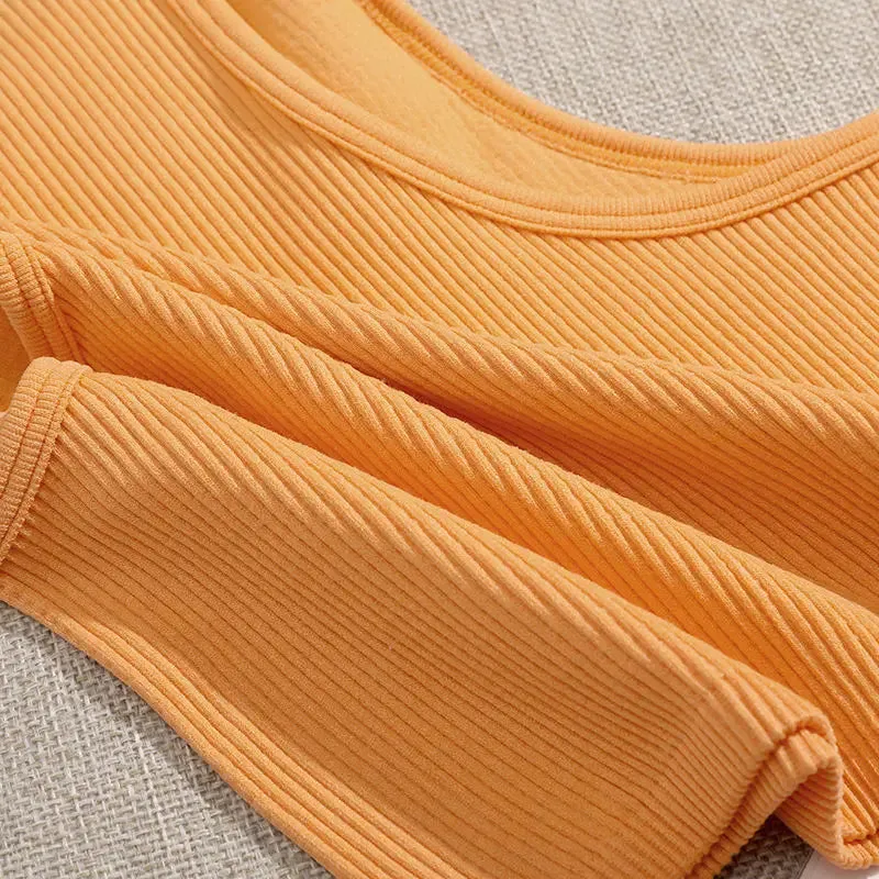Women's Solid Basic Rib-Knit Crop Top Tank