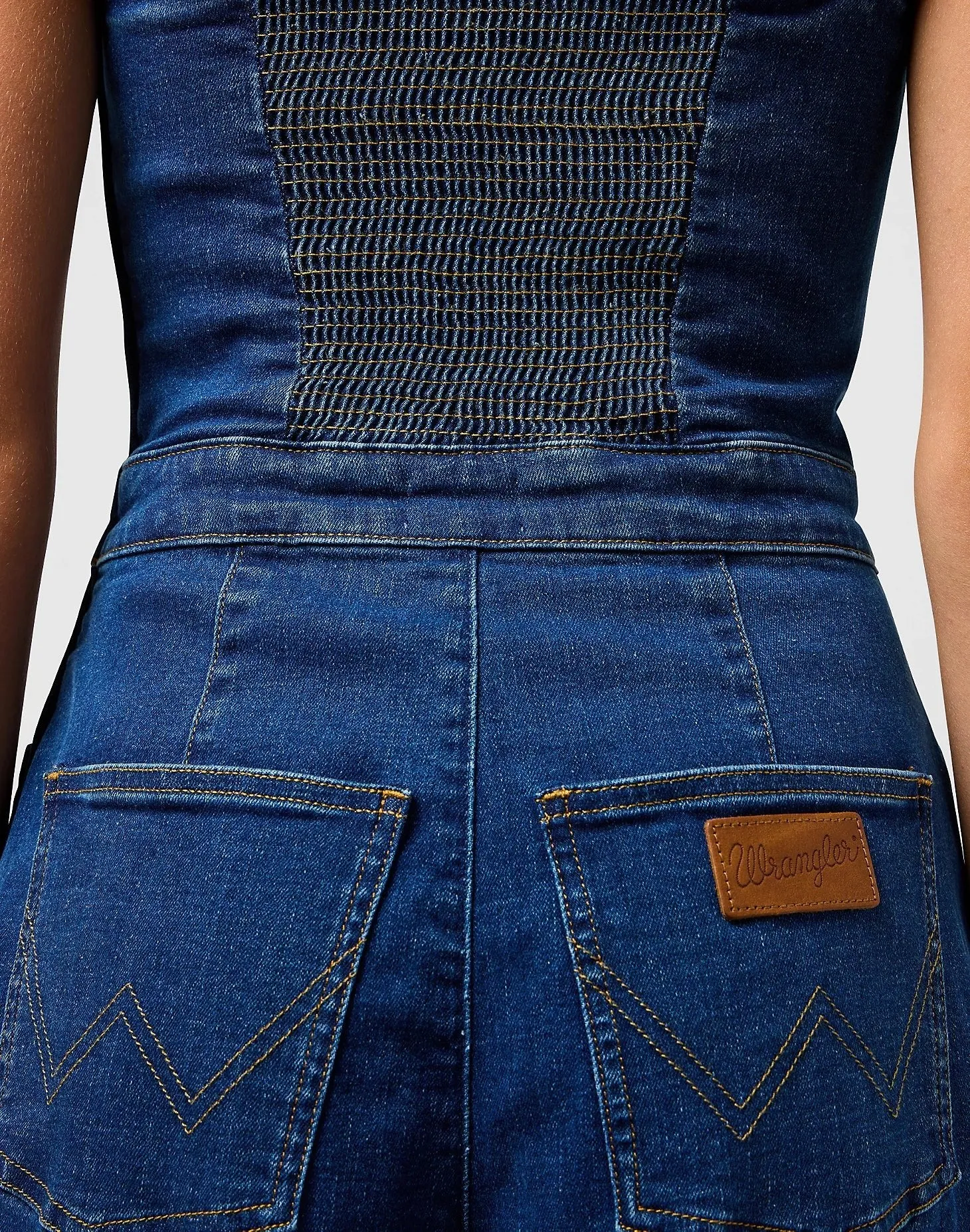 Wrangler Women's Corset Playsuit In Rinse