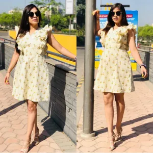 Yellow Cotton Dress