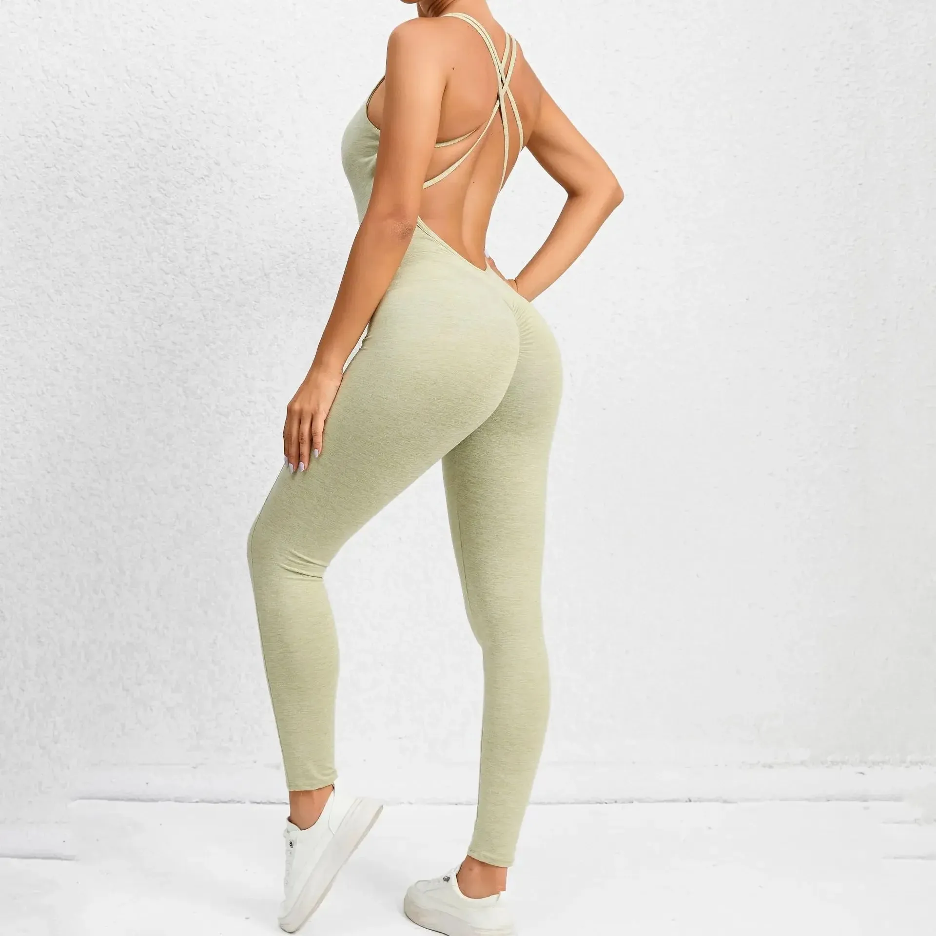 Yoga Gym Jumpsuit for Women - Fitness Clothing Set