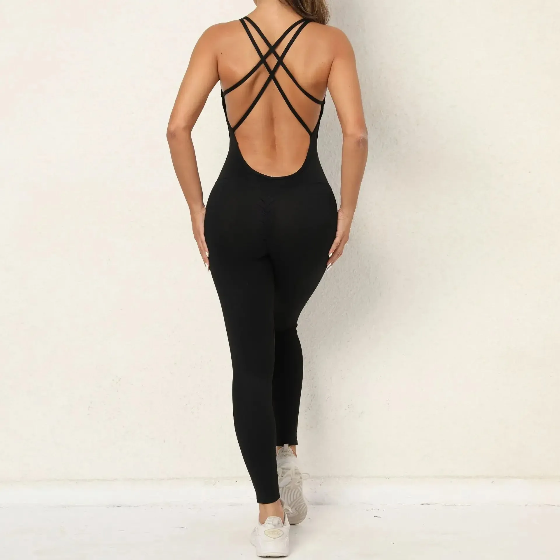Yoga Gym Jumpsuit for Women - Fitness Clothing Set