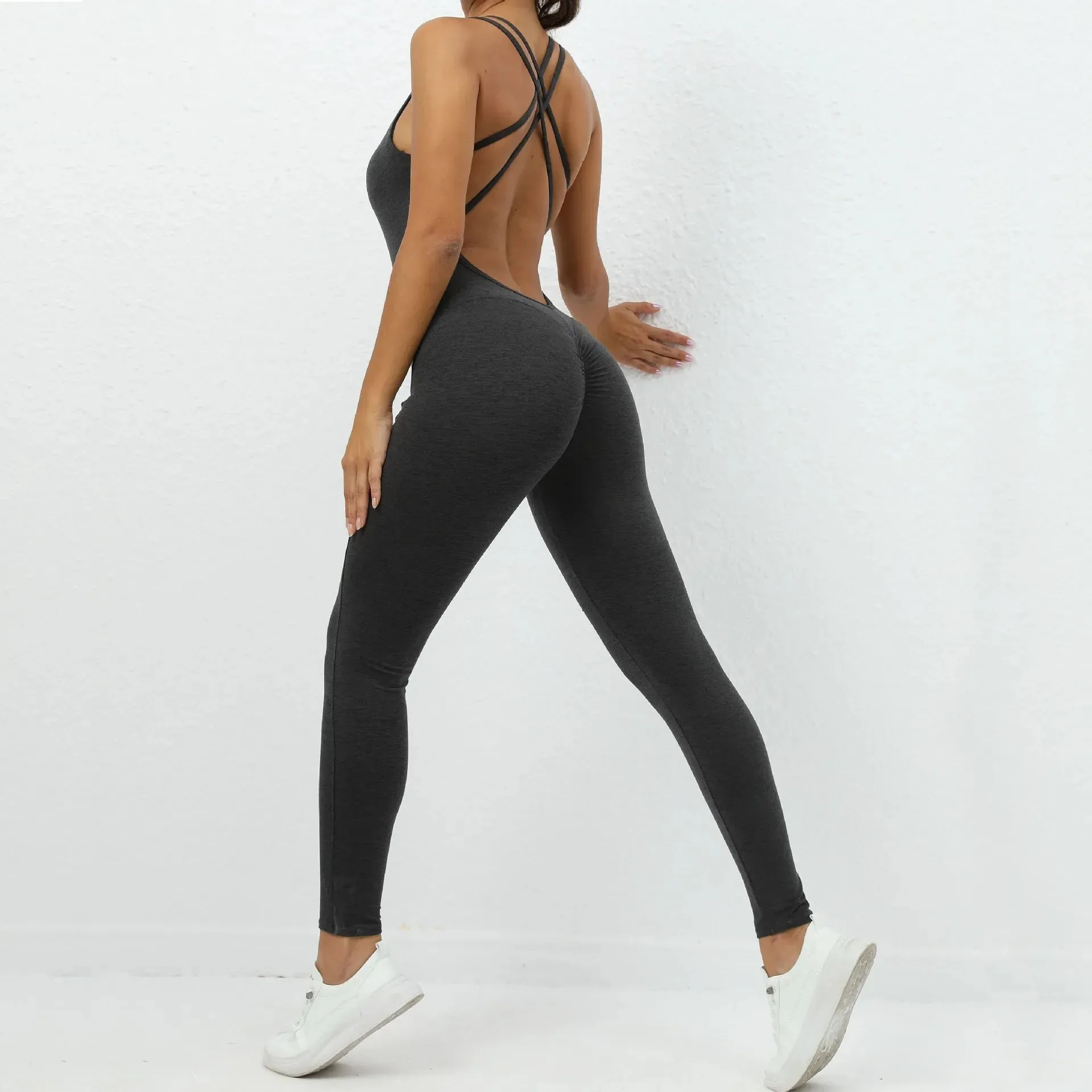 Yoga Gym Jumpsuit for Women - Fitness Clothing Set