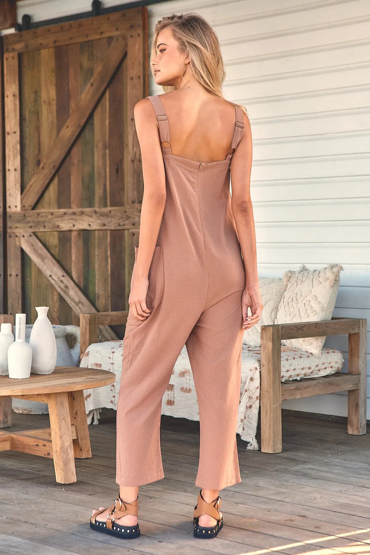 Zandra Jumpsuit Cocoa