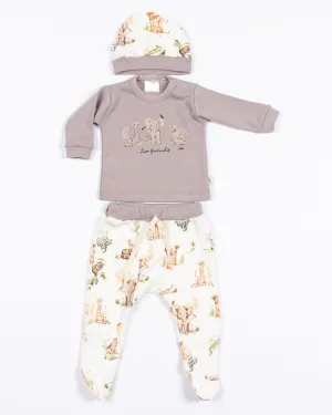 Zoo friends 3-piece set